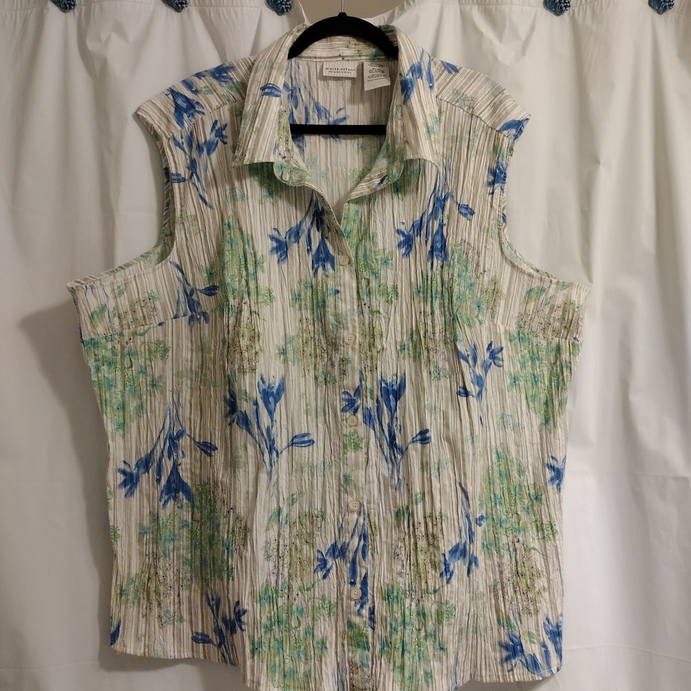 White Stag Women's Plus Floral Top